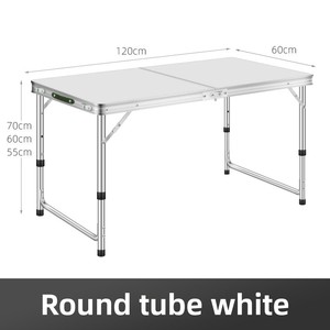 Tavolo da <span class=keywords><strong>Campeggio</strong></span> e Picnic Pieghevole in Alluminio Leggero Portatile 1,2m 4ft Arredamento da Esterno Uso Generale Design Moderno 2 Posti - Product Image 3