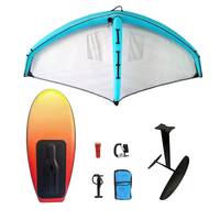 Plaque de montage universelle gonflable pour hydrofoil en fibre de carbone 3K noire 800x325mm, accessoire de base pour planche de surf, adaptateur SUP