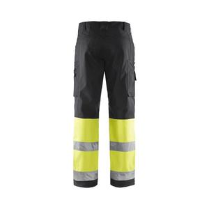 BLAKLADER - 156225179933D104 Pantalon softshell haute visibilité Noir/Jaune-EAN 7330509586297 HI-VIS WORKWEAR - Product Image 2