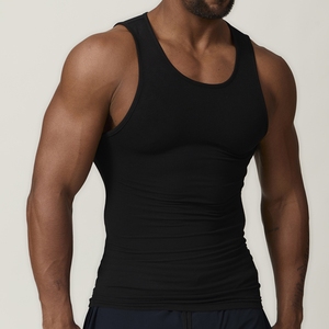 Canotta da Corsa Slim Fit per Uomo, Maglietta Senza Maniche per Allenamento in Palestra, Asciugatura Rapida, Compressione Sportiva - Product Image 4