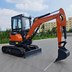 Frete Grátis, Mini Escavadora Hidráulica Multifuncional Nova de 3 Toneladas e 3,5 Toneladas, Certificação CE EPA, Fábrica de Escavadoras - Product Image 5