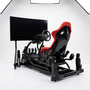 Simulador de Carreras 4DOF con Asiento Ajustable, Volante y Soporte para Monitor - Product Image 2
