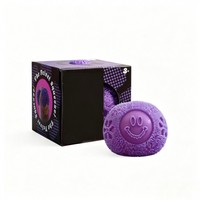 Style Escargot Souriant, 5 Couleurs Disponibles, Matière Rose Intégrale, Série de Balles en Peluche, Mignonnes, Apaisantes, Balles Anti-Stress Douces