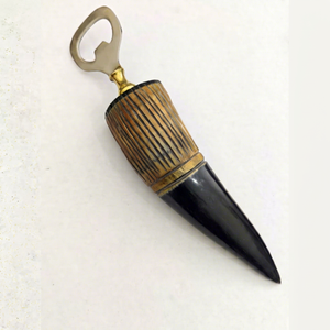 Abridor de Botellas con Forma de Cuerno, Estilo Vintage, Herramienta de Bar, Accesorio Decorativo para Bebidas, Regalo Único para Hombres, Bar en Casa, Pub, Cocina - Product Image 1