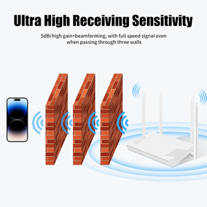 OEM/ODM AX1800 무선 라우터 <span class=keywords><strong>2</strong></span>.4GHz 5GHz 1800Mbps 무선 WIFI 모뎀 전체 기가비트 포트 고속 WIFI 라우터 - Product Image 6