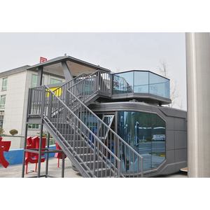 2025 Bâtiment préfabriqué intelligent avec balcon Double Decker Apple Cabin Préfabriqué <span class=keywords><strong>Bungalow</strong></span> Conteneur en verre Maison pour les <span class=keywords><strong>vacances</strong></span> - Product Image 2