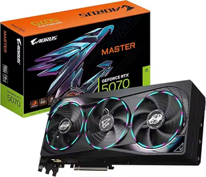 GPU GIGABYTE AORUS Master con IA para 2025, RTX 5070 12GB GDDR7, Selección Prémium para Gaming 4K y Creadores de IA - Product Image 1