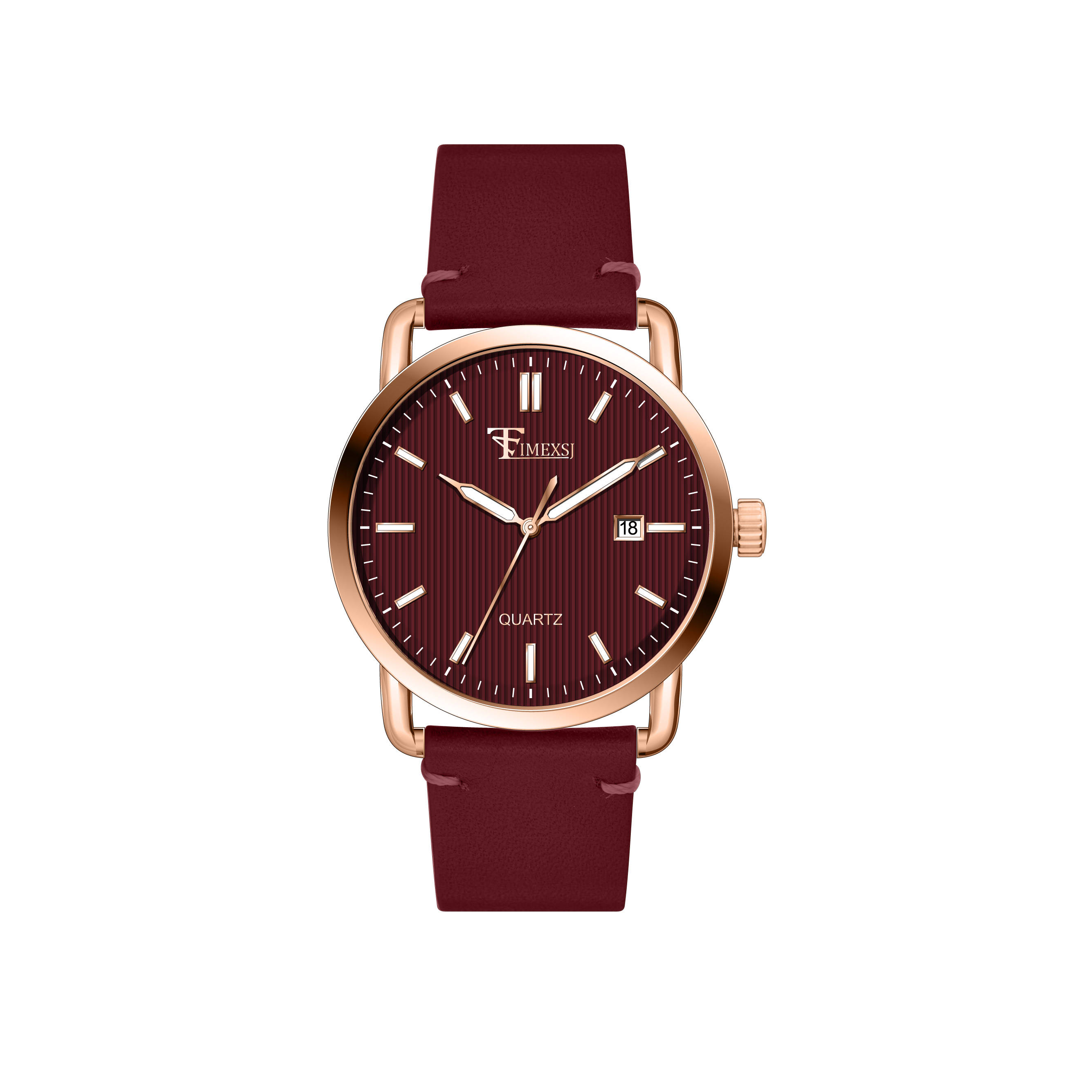 Rose Gold -Burgundy