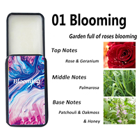 Private Label Portable Pocket Balm 3 Sets Cologne solide pour voyage Parfum durable Mini Size pour femmes et hommes