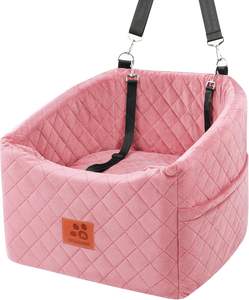 Hersteller China Small Medium Hund Autos itz Memory Foam Booster Erhöhte Haustier Autos itz Wasch bare abnehmbare Abdeckung Aufbewahrung tasche - Product Image 1