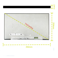 N140ALE-GE1 untuk Laptop 2-in-1 OEM Inspiron 14 5410/7415 dengan Layar IPS WLED Baru untuk Bisnis Nomor Seri DP/N- 4WDXC