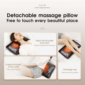 NINGDE DAWANGJIA 2025 Nuevo Diseño, Cojín de Masaje Shiatsu con Memoria y Vibración de Cuerpo Completo, Tamaño Estándar, Masajeador de Cuello y Cuerpo Completo - Product Image 4