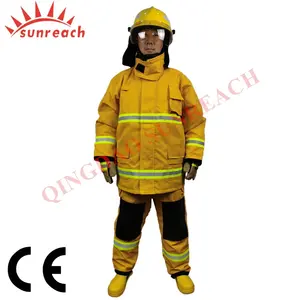 OEM CE certification anti fire camouflage suit customized fireman durable cheap costume fire suit suppliers