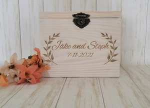 JUNJI boîte mémoire <span class=keywords><strong>de</strong></span> bébé personnalisée cadeau pour <span class=keywords><strong>naissance</strong></span> ou baptême boîte <span class=keywords><strong>souvenir</strong></span> en bois - Product Image 4