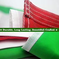 Drapeau national personnalisé en gros pour tous les pays, bannière de présentation extérieure robuste en nylon 210D, drapeau italien