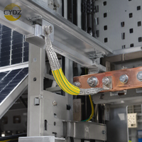 Fil tressé de mise à la terre en cuivre souple industriel, conducteur plat nu, diamètre personnalisé, pour usage souterrain – Vente chaude
