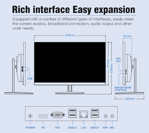 Original Equipment Manufacturer Multifunctional All-in-One Gaming <strong>Computer</strong>, Equipped with Intel Core i7 16GB + 512GB LCD - Product Image 4