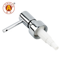 Pompe à lotion en alliage de zinc 28 mm, distributeur de savon liquide 2CC, pompe à mousse pour bouteille de shampoing, logo personnalisé OEM, salle de bain d'hôtel