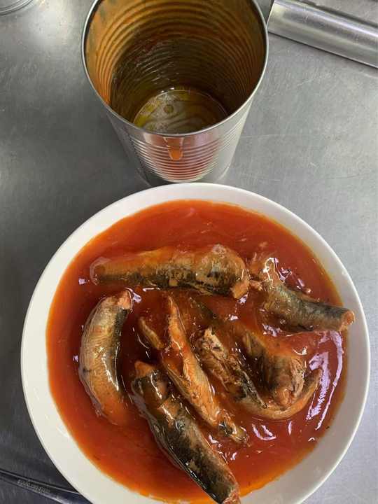 Canned Mackerel Sardine in Vegetable Oil SaltPreserved Fish Body in