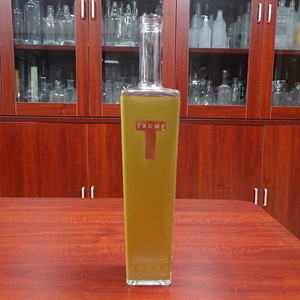 <strong>Vodka</strong> Rhum Gold Personal Spirits Decal <strong>1</strong> <strong>Litre</strong> Glass Bottle 1000ml - Product Image 3
