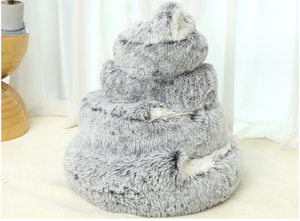 Cama para Perros y Gatos de Piel Sintética Rosa, Transpirable, Ortopédica, para Exteriores, Marca Privada - Product Image 3