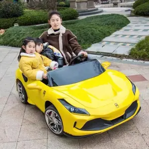 Big 12V12A 24V7A battery 2 big Seats Electric Car Kids Off Road Toy 4 suspensions For Kids Adults To Drive remote control