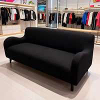 Ensemble de canapés en velours moderne - 2 places, durable, pour hôtel, maison, bureau, petits espaces