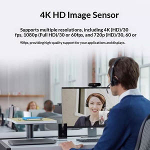 Cámara de transmisión en vivo C1000e 4K gran angular HD con interfaz USB de 60 FPS para videoconferencias en computadora, stock vertical - Product Image 2