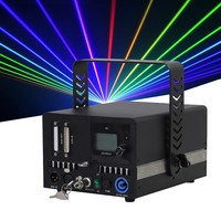 Projecteur de scène professionnel pour discothèque, lumière laser disco, lumière laser d'animation couleur pleine 2W