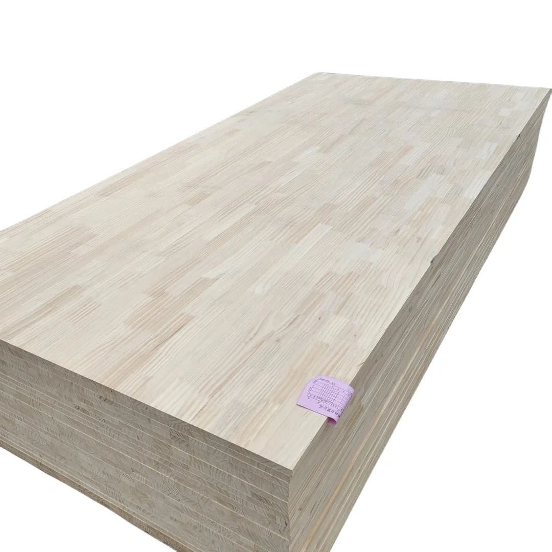 Prix d'usine taille personnalisée différentes épaisseurs rectangle planche de bois de pin massif planches de bois de pin