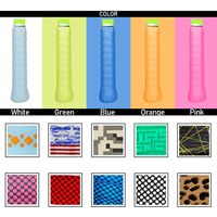 Logo personnalisé de haute qualité avec surgrips de raquette de badminton de couleur verte