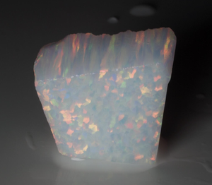 Opale brute blanche de type Gilson cultivée en laboratoire, matière première brute créée en laboratoire, qualité de facettage synthétique, pierre précieuse de qualité lapidaire - Product Image 2