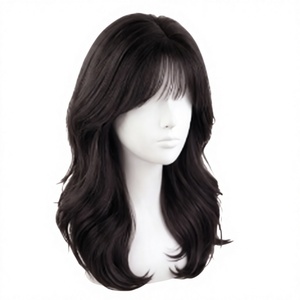 วิกผมแท้แบบลอนหลายชั้นพร้อมหน้าม้า  HD Transparent Lace 13x4  วิกผมลอนบอดี้เวฟ ขายส่ง - Product Image 1