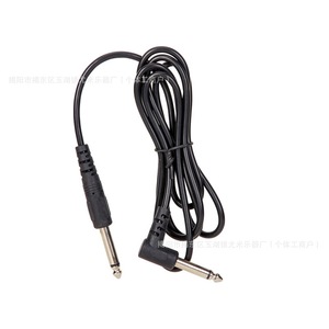 Cable de guitarra de 6.35 mm con conector recto y en ángulo recto de 3 m y 5 m para guitarra eléctrica, bajo, amplificador, cable de instrumento de audio - Product Image 2
