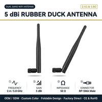 Antenne externe de routeur sans fil en caoutchouc Omni intérieur à gain élevé 5dbi SMA longue portée 915 antenne d'extension Wifi Lora