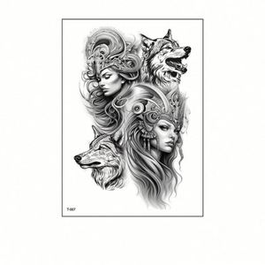 Autocollants de tatouage temporaires personnalisés, imperméables, à manches longues, pour la promotion, tatouage temporaire personnalisé - Product Image 1