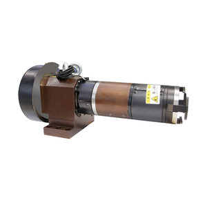 Mandril de alimentación de doble acción de cuatro mordazas LINGMAN R125C con orificio pasante completo - Product Image 2