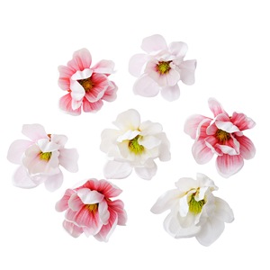 ดอกแมกโนเลีย CallaFloral ดอกไม้ประดิษฐ์ สีขาว สีชมพู สีชมพูอ่อน สำหรับตกแต่งงานแต่งงาน ทำจาก PVC ยางนิ่ม สไตล์ INS - Product Image 5