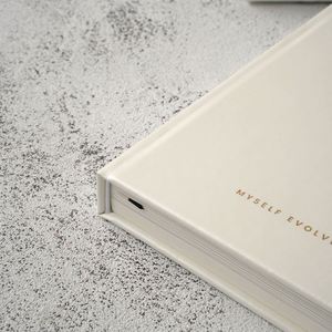 Cuaderno Planificador de Tapa Dura con Encuadernación Térmica de Cuero PU Blanco A5 Personalizado, Juego de Regalo para Niñas, Papelería en Oferta - Product Image 5