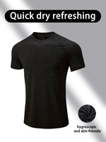 Sıcak satmak erkek sıkıştırma yaz spor TShirt koşu için hafif nefes hızlı kuru basketbol spor egzersiz Fit TShirt