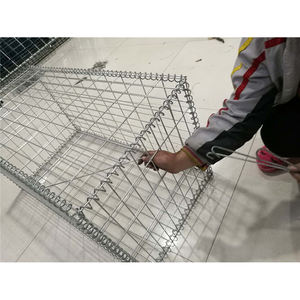 Cage décorative en pierre d'acier galvanisé 100x50x50 <span class=keywords><strong>Cm</strong></span> - Product Image 4