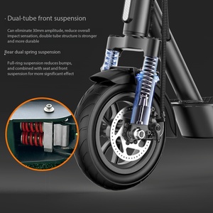 Trottinette électrique pour adultes Manke MK086, moteur 48V 800W, pneus gonflables de 10 pouces, batterie amovible, pliable, autonomie de 40 km, pour les déplacements urbains - Product Image 3