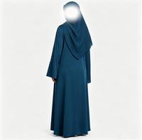 Vêtements islamiques traditionnels, robe de prière modeste pour femmes musulmanes, abaya en satin, khimar, ensemble 2 pièces, robe de prière pour Ramadan, Eid, Dubaï