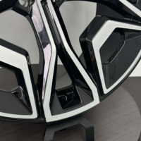 Jante en alliage noire de style européen de luxe, 17-24 pouces, pièce unique, universelle, pour mise à niveau après-vente