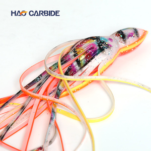 Señuelo de pesca de plástico blando para arrastre con faldas de <span class=keywords><strong>pulpo</strong></span> y calamar luminosas - Product Image 2