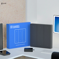 Contrôleur de scène sans fil R5 à 6 claviers 220V ODM Connectivité WiFi Scénario d'automatisation de la passerelle E-Welink pour tous les appareils 10A 5V