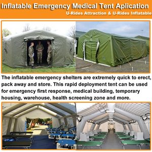 Riparo medico gonfiabile della tenda gonfiabile della tenda gonfiabile pieghevole veloce sigillata aria bianca all'aperto per uso di emergenza dell'ospedale - Product Image 5