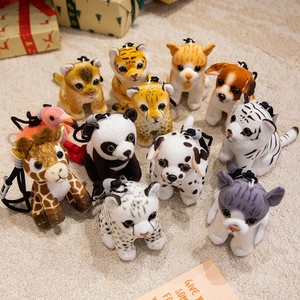Porte-clés en peluche 3D <span class=keywords><strong>animaux</strong></span> mignons avec couleurs et logo personnalisés, tissu doux pour sacs et cadeaux - Product Image 2