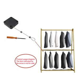 RUIWOR RW5605 Retráctil Antirrobo 3,5 Metros Bloqueo de cable de acero para ropa Pantalla segura Solución al por menor-Certificado CE - Product Image 1