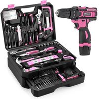 Kit combiné d'outils électriques : perceuse sans fil, clé à main, boîte à outils et autres outils